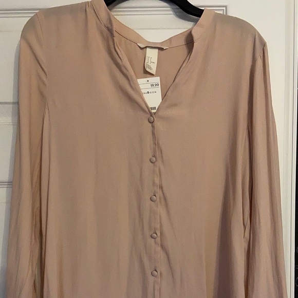 Light Pink Button Up - Picture 2 of 5